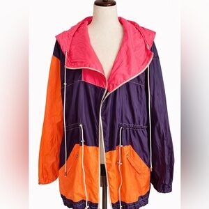Prabal Gurung Luxury Colorblock windbreaker- M